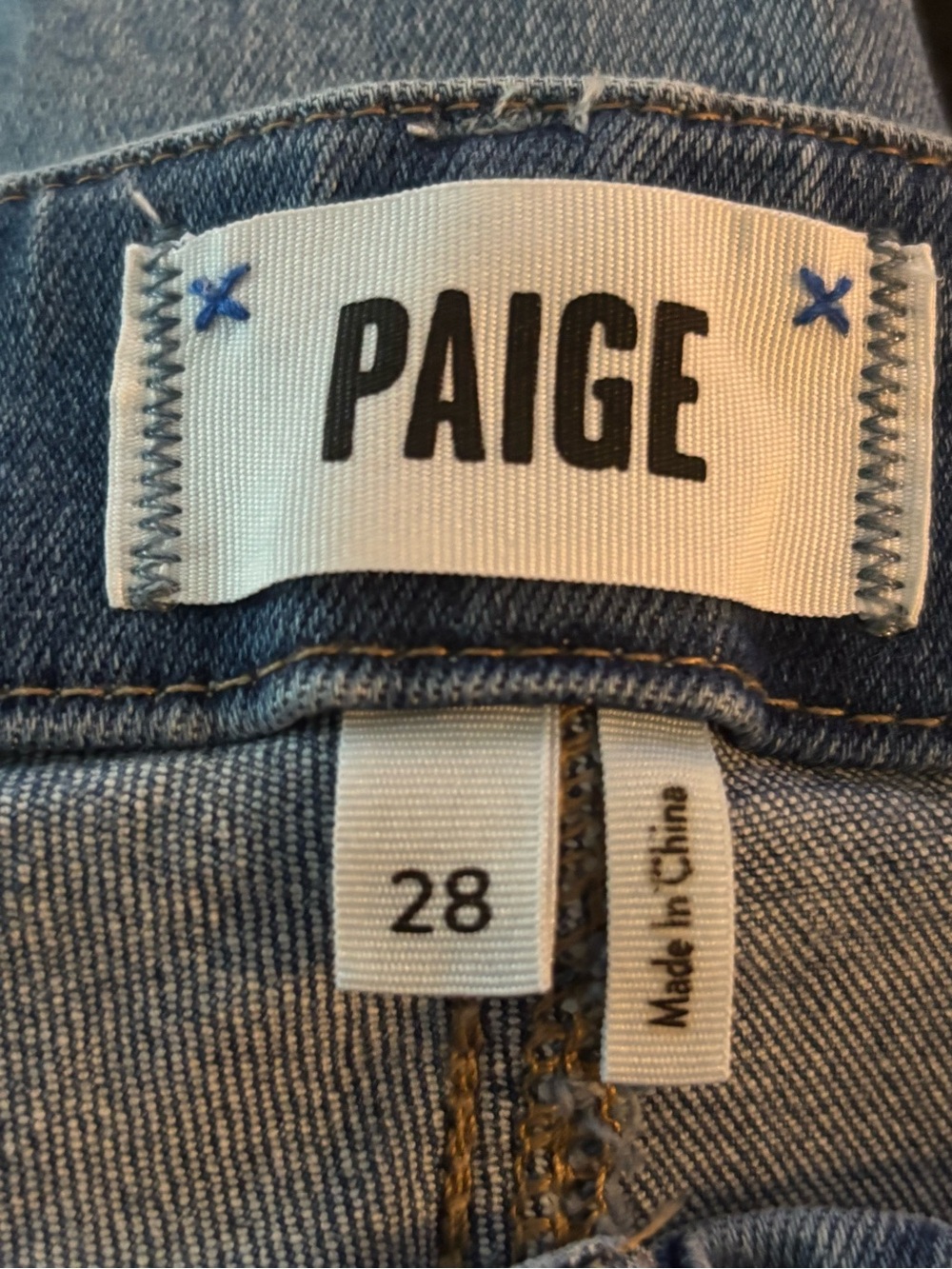 PAIGE Denim Mayslie Cropped Utility Joggers – Size 28 - Picture 3 of 4